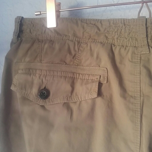 Saltaire Tan Chino Flat Front Cargo Shorts SZ36 - Picture 7 of 8